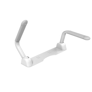 Barres d'appui pliables pour toilettes, sans obstacle, pour personnes handicapées, pour aider à la mobilité en milieu hospitalier - Product Image 1