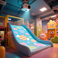 Projecteur interactif laser dynamique Gooest, tout-en-un, jeu pour enfants, projecteur vidéo tactile interactif laser, aire de jeux intérieure