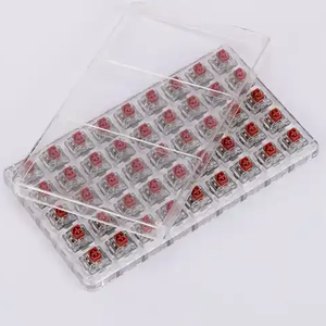 <span class=keywords><strong>AJAZZ</strong></span> AS001 Mechanische Spiele tastatur Gelber Absatz Roter Schalter Linearer Schalter für Tastaturen - Product Image 1