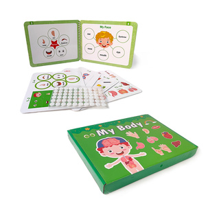 Tùy chỉnh mầm non trẻ em hoạt động học tập Cuốn sách bận rộn DIY handmade tái sử dụng Sticker cuốn sách Montessori yên tĩnh cuốn sách - Product Image 4