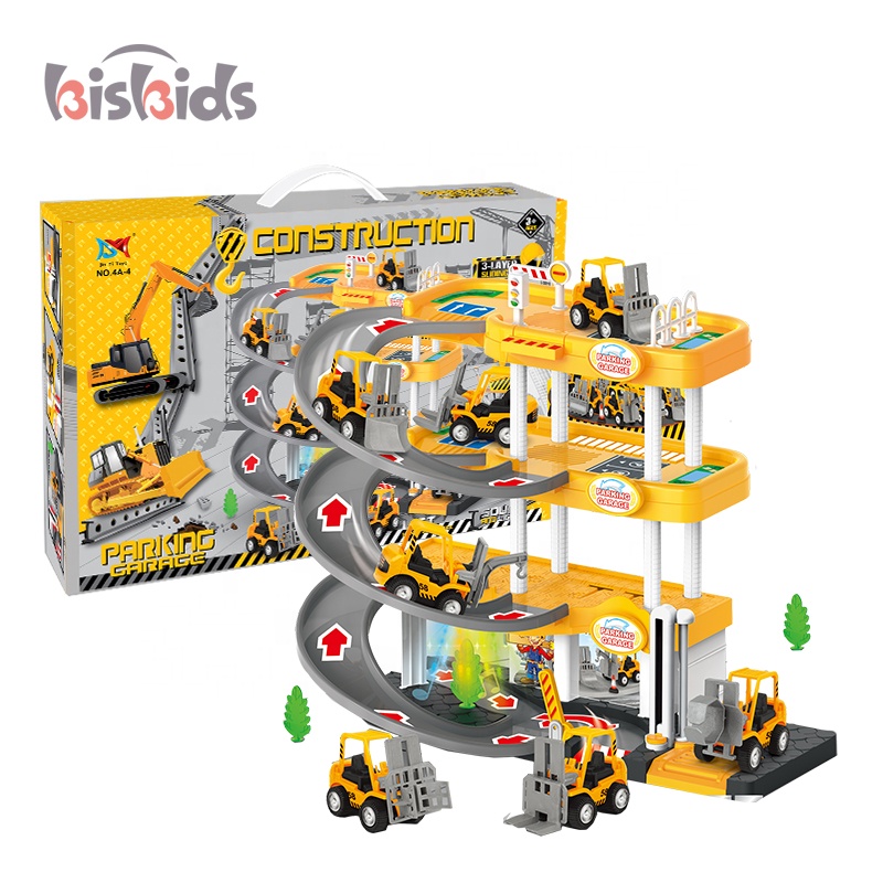 Инженерная 4-этажная сборная парковочная игрушка с подсветкой Музыки