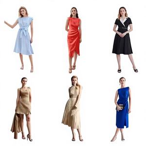 ชุดเดรสแฟชั่นผู้หญิงหลากหลายแบบ วัสดุอื่นๆ ขายส่งเป็นมัด รุ่น QZ-069 CN/GUA - Product Image 3