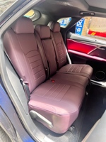 Housses de sièges avant et arrière en cuir de luxe, sur mesure pour Lexus IS Series, 5 places, avec coussinets