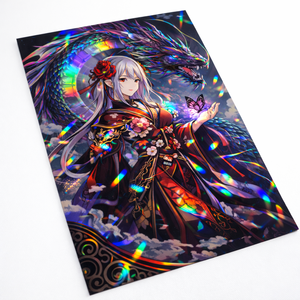 Stampe Artistiche Personalizzate in Lamina Olografica Anime, Poster Digitale Olografico su Carta, Poster con Stampa di Design Vibrante per Fumetti, <span class=keywords><strong>Manga</strong></span> e Animazione - Product Image 5