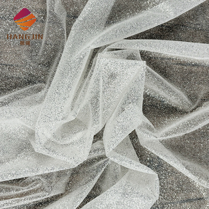 Quyến rũ glitters Tulle lấp lánh đầy đủ long lanh tất cả hơn Bạc Sequins tổng thể pháp lưới ren Bridal Tulle vải cho đám cưới - Product Image 3