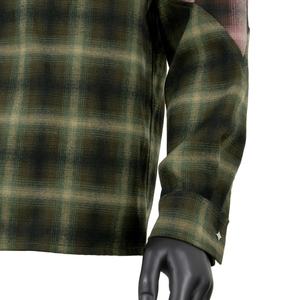 Camisa de Franela a Cuadros de Manga Larga con Bolsillos y Parches, Estilo Holgado, Personalizada de TOPSHOW para Hombre - Product Image 4