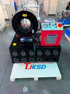 4 Inch Hose Crimping Machine 2100T Crimp Force 6-102mm Foot Button Automatic Control Crimper for Heavy <strong>Mining</strong> Hydraulic Hose - Product Image 4