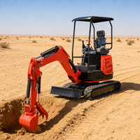 Mini-excavatrice sur chenilles SHANBO 29KW avec pompe hydraulique et boîte de vitesses, moteur Laidong, godet de 0,036 m³ et forte puissance de creusement