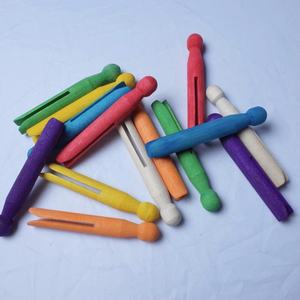 Clavijas de madera de estilo antiguo, moda de madera, dolly natural - Product Image 4