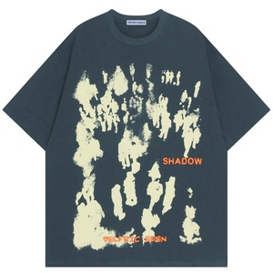 เสื้อยืดผู้ชายคุณภาพสูง ทรงปกติ พิมพ์ลายกราฟิก 3 มิติ ลายกราฟฟิตี สไตล์ลำลอง พิมพ์ลายแบบซับลิเมชั่น ผ้าฝ้าย 100% ระบายอากาศได้ดี - Product Image 4
