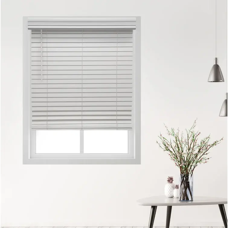 Free samples privacy protection venetian fauxwood blinds slat for office