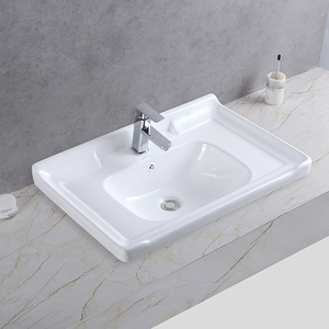 <span class=keywords><strong>Lavabo</strong></span> de superficie sólida clásico Gabinete de baño <span class=keywords><strong>Lavabo</strong></span> de tocador <span class=keywords><strong>Lavabo</strong></span> de mesa de cerámica Fregadero de <span class=keywords><strong>lavabo</strong></span> - Product Image 3