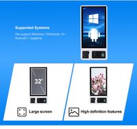 Kiosco de Autoservicio SDLPOS para Gestión de Colas, 4G + 64Gb, Conectividad Ethernet RJ45, Registro Digital para Hospitales, Económico