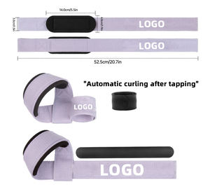 Sangles de maintien antidérapantes pour tractions et musculation, bandes de soutien réglables pour les poignets - Product Image 2