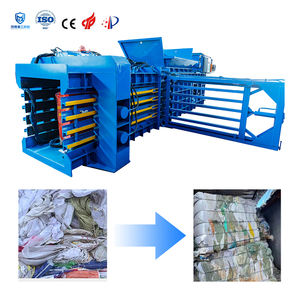 Prensa Hidráulica Automática para Empacar, Empacadora Horizontal, Máquina de Reciclaje de Cartón, Botellas de Plástico y Ropa Usada, Empacadoras Horizontales - Product Image 1