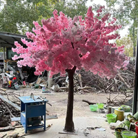 Arbre de cerisier artificiel Sakura pour la décoration de restaurant et de mariage, expédié de l'usine dans les trois jours