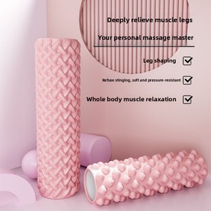 Mới 30cm Thép PVC Yoga cột nổi điểm massage con lăn lưỡi liềm phong cách tập thể dục Thanh EVA rỗng bọt trục cho tập thể dục - Product Image 3
