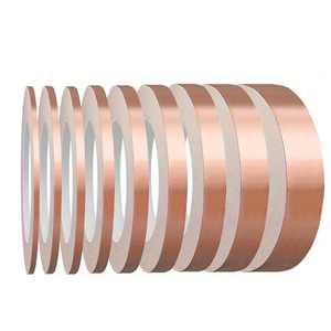 Tapón <span class=keywords><strong>de</strong></span> cobre EONBON, cinta <span class=keywords><strong>de</strong></span> barrera para <span class=keywords><strong>babosas</strong></span> y caracoles, cinta <span class=keywords><strong>de</strong></span> lámina <span class=keywords><strong>de</strong></span> cobre con adhesivo conductor para guitarra y blindaje EMI - Product Image 2