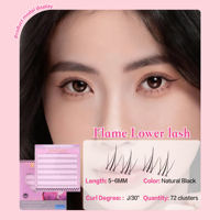 Cils autocollants FindLove sans colle, à presser, effet manga, extension DIY réutilisable, pour usage quotidien en salon, cils souples à fixation adhésive