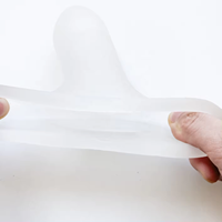 Manchon de pénis en cristal TPE 18*3.5cm, taille extra large, masseur de prostate, 100% étanche, pour l'agrandissement du pénis, masturbation, jouet sexuel