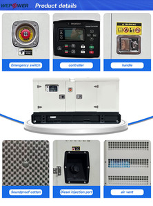 600kw Open Silent 50Hz <b>Generator</b> 600kw Genset <b>Powered</b> by Genuine Cumins Engine WN200GFS Cummings Perkings 10-3000 - Product Image 2