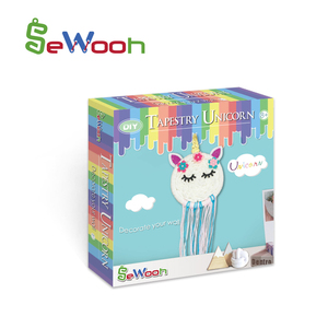 2020 FAI DA TE giocattolo unicorno di arte della parete della parete della decorazione appesa animale del mestiere del giocattolo per i bambini - Product Image 1