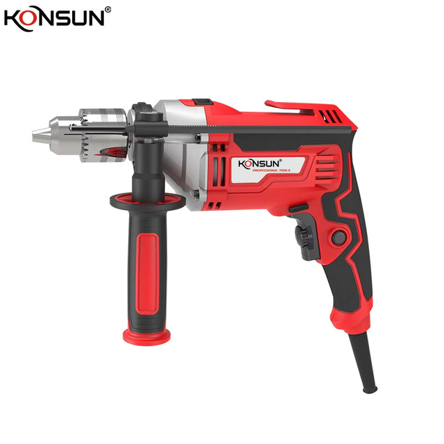 KONSUN Professional 900W Impact Drill Machine | Electric Power Drill with Aluminum Head & Core Drill Set | OEM Supported