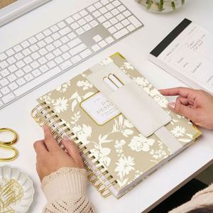 Libreta/Agenda A5 Ecológica con Espiral, Diseño Personalizado con Logotipo en Dorado, Estilo Serpiente - Product Image 4