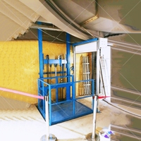 China WIZ CL4-6 Zweistöckiger Kleingüteraufzug Zwischengeschoss Vertikaler Mastlift Hydraulische PLC-Steuerung 2760x5700mm