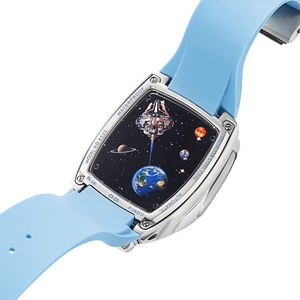 Montres mécaniques sportives personnalisées, silicone, cristal de saphir synthétique, mouvement automatique, design squelette de luxe, 44 mm - Product Image 5