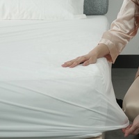 Drap-housse en Latex pour lit, housse de protection imperméable en coton et bambou