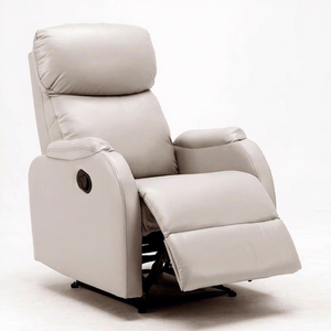 Manual Contemporary Wood Frame <b>Recliner</b> <b>Chair</b> 360 Swivel Glider Extendable Feature Small Space Living Room Sofa <b>Chair</b> - Product Image 2