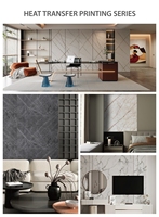 Panneau mural en PVC, feuille de marbre, durable, léger et facile à installer pour l'intérieur