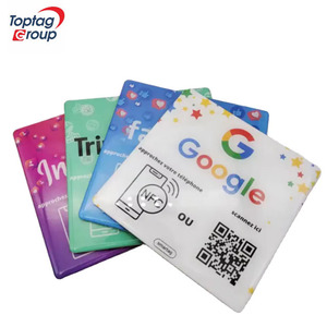 13.56 mhz NFC 213 puce Epoxy matériel impression Tags <span class=keywords><strong>Google</strong></span> Review Card Tag - Product Image 2