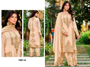 ชุดสูทปากีสถานสไตล์ chinnon salwar kameez ที่สง่างามเหมาะสำหรับงานแต่งงานและงานปาร์ตี้ - Product Image 3