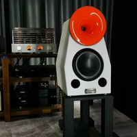 KYYSLB DF-TF8 Enceintes HIFI Fever Amplifier Morning Glory 8 pouces, paire d'enceintes bibliothèque bidirectionnelles grand format haute fidélité pour l'audio domestique