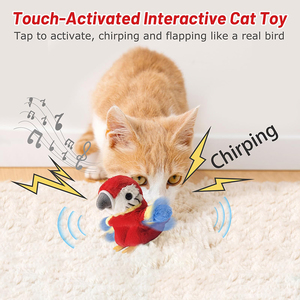 Jouet électronique de taquinerie pour chat, jouet interactif rechargeable pour chat d'intérieur - Product Image 3