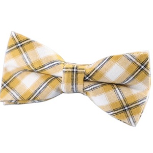 Pajarita de moda coreana para hombre, lazo informal de algodón, a rayas con cuello y lazo de flores, venta al por mayor - Product Image 1