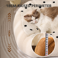 Cama para Mascotas Lavable de Sherpa con Cojín Elevado Extraíble para Perros y Gatos Pequeños y Medianos, Venta al Por Mayor OEM