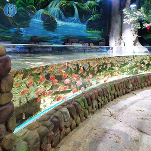 Akuarium kolam laut bening tidak beraturan, akuarium plastik akuarium ikan akrilik besar - Product Image 4