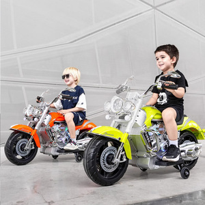 Motocicleta eléctrica de juguete para niños, de dos ruedas, recargable, de plástico. - Product Image 3