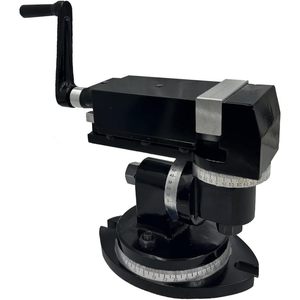 ASSORTS ชุดอุปกรณ์เสริมเครื่องมือแม่นยำ 3 ทิศทางอเนกประสงค์ ขนาด 3 นิ้ว ทำจากเหล็กหล่อสีดำ สำหรับเครื่องกัดอเนกประสงค์ - Product Image 1