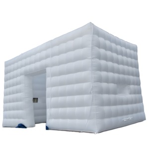 Weißes Aufblasbares <span class=keywords><strong>Bubble</strong></span>-Zelt Kommerzielles Outdoor-Party-Festzelt Würfelförmiger Event-Unterstand Aufblasbares Tragbares Vordach für Hochzeiten - Product Image 6