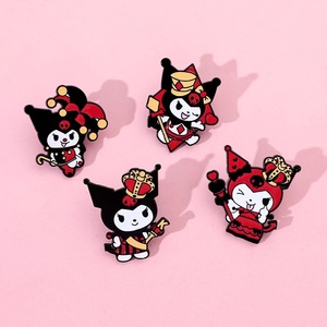 Bán Buôn Dễ Thương Hello Kitty Trâm Pin Tùy Chỉnh In Nhật Bản Cô Gái Trái Tim Kim Loại Ba Lô Pins Tốt Cổ Phiếu Cho Quần Áo Túi Nghệ Thuật - Product Image 6