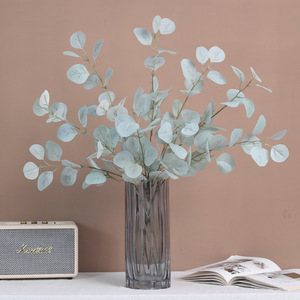 Feuilles d'eucalyptus artificielles Ruilisi, verdure violette foncée et violette claire, décoration de mariage et de maison, imprimées en 3D, écologiques - Product Image 4