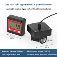 Medidor de Flujo de Engranajes OGM de 1 Pulgada, Precio de Fábrica Cavitt, Medidor de Flujo Metálico de Alta Precisión con Rango de 5-120L/min y 0.5% de Precisión, Zhejiang