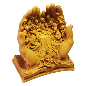 Figurine religieuse artistique personnalisée en résine peinte à la main, modèle de la Cène sculpté à la main pour la décoration intérieure - Product Image 3