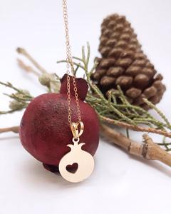 Personalizado <span class=keywords><strong>Granada</strong></span> 18K chapado en oro hip hop diamante Acero inoxidable moda joyería fina colgantes dijes collares fabricante - Product Image 3