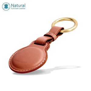 Funda de llavero de cuero a precio de fábrica para <span class=keywords><strong>Airtag</strong></span> Funda protectora de cuero genuino de lujo antiarañazos para <span class=keywords><strong>Apple</strong></span> AirTags Tracker - Product Image 5