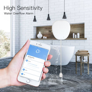 Умный датчик затопления Wi-Fi, домашняя сигнализация, детектор утечки воды, оповещение о затоплении, система безопасности Tuya - Product Image 3